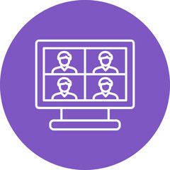 Online Meeting Icon
