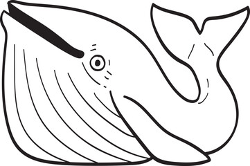 Obraz premium whale illustration