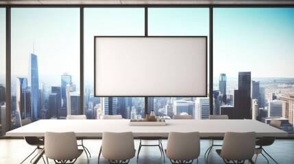 white board in conference room 