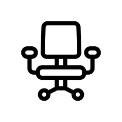 chair line icon