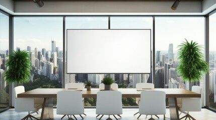 white board in conference room 