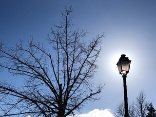 street lamp of the sky