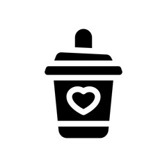 coffee cup glyph icon