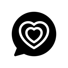 message glyph icon