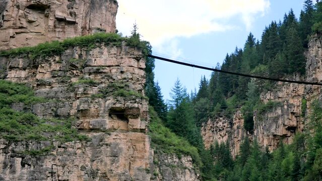 The natural scenery of Luya Mountain