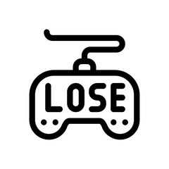 lose line icon