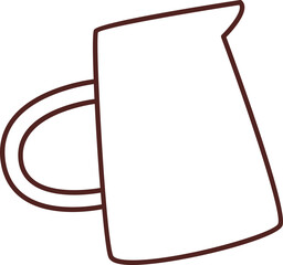Lined Kettle Icon