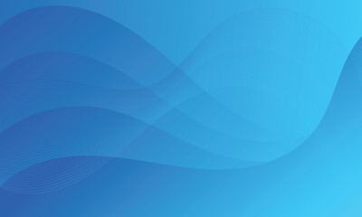 Background wave gradient blue modern abstract
