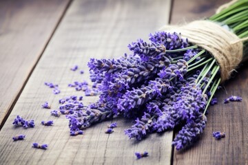 Obraz na płótnie Canvas bunch of dried lavender for relaxation