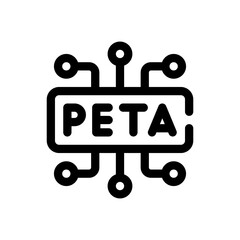 peta line icon