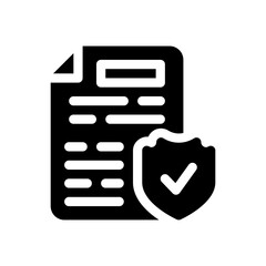 file protection glyph icon