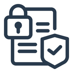 Security Compliance Policy Adherence Icon