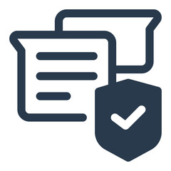 Secure Communication Encrypted Interaction Icon