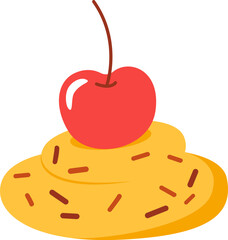 Cookie With Cherry