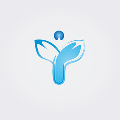 Spiritualité Icônes Silhouette Méditation Prière Croix Anges Lumière Logo Symbole Élément vectoriel