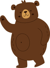 Waving Bear Animal