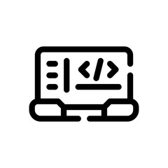 coding line icon