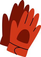 Obraz premium Firefighters Gloves Icon