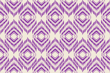 Indian ikat pattern .design pastel concept.Ethnic Aztec fabric carpet mat ornament native boho African American chevron textile wallpaper decoration. Geometric line texture vector illustrations.
