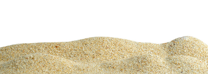 dune of sand grain isolated