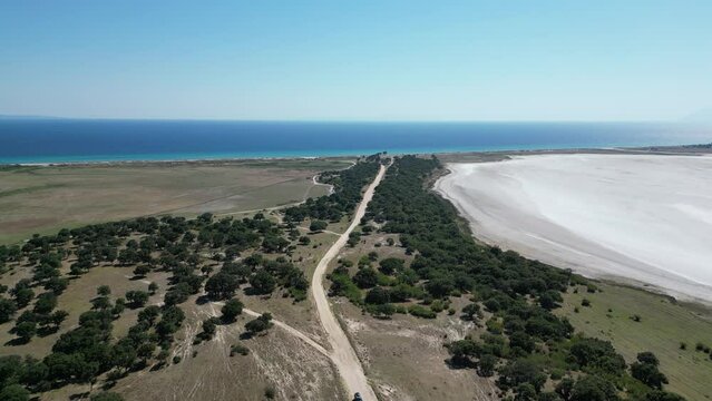 Enez district, located in the city of Edirne, Izmir, Turkey, is rich in sea tourism. It is famous for its clean and long beaches and forests. There are also 2 Tuz lakes in the region.