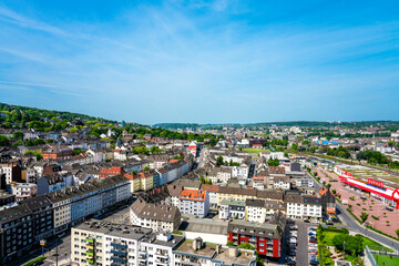 View of the city of Wuppertal.
