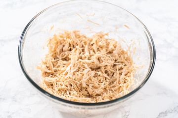 Shredded chicken