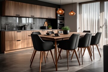Fototapeta premium Modern Kitchen Dining