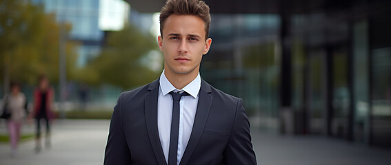 businessman in the city