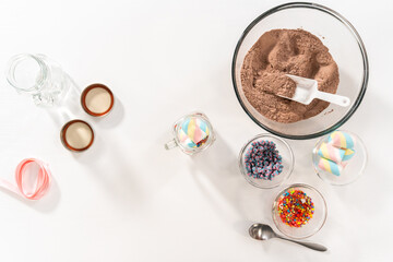 Unicorn hot chocolate mix