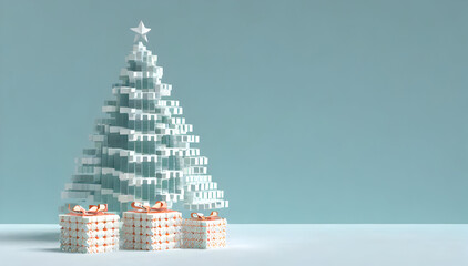 christmas tree with gifts