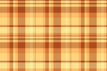 Fabric texture vector of background textile pattern with a plaid seamless tartan check.
