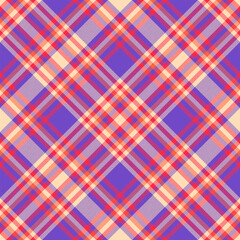 Check plaid fabric of textile tartan texture with a background seamless pattern vector.