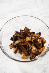 Creamy wild mushroom soup