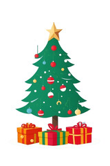 large christmas tree graphic for christmas