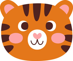 Tiger Animal Face