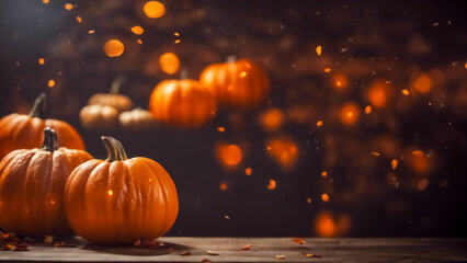 Tavolo delle zucche, Atmosfera di Halloween
