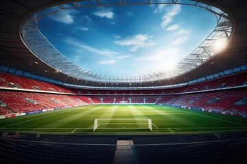 Epic Stadium Panorama: Awe-Inspiring Architectural Mastery