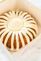 Sweet Treat: Carrot Bundt Cake in Paper Box