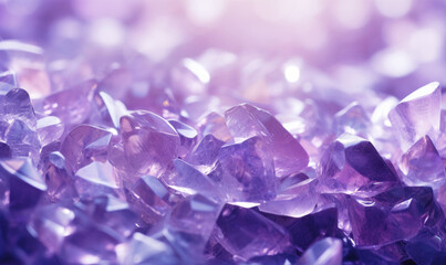 Captivating amethyst crystals.