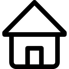 Home homepage icon symbol vector image. Illustration of the house real estate graphic property design image