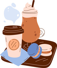 Coffee Drinks With Cookies