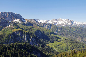 View from Jenner mountain, near Koenigsee, Germany