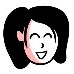 happy facial expression