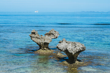 ハートロック　海　岩