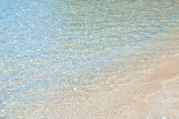 海　波打ち際　水面