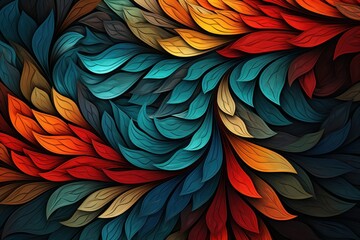 Seamless Abstract Colorful Texture Pattern