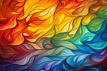 Seamless Abstract Colorful Texture Pattern