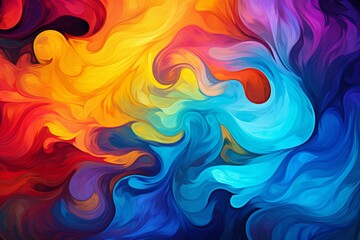 Seamless Abstract Colorful Texture Pattern