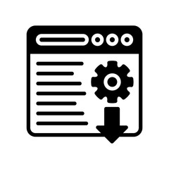 Page Optimization icon in vector. Illustration